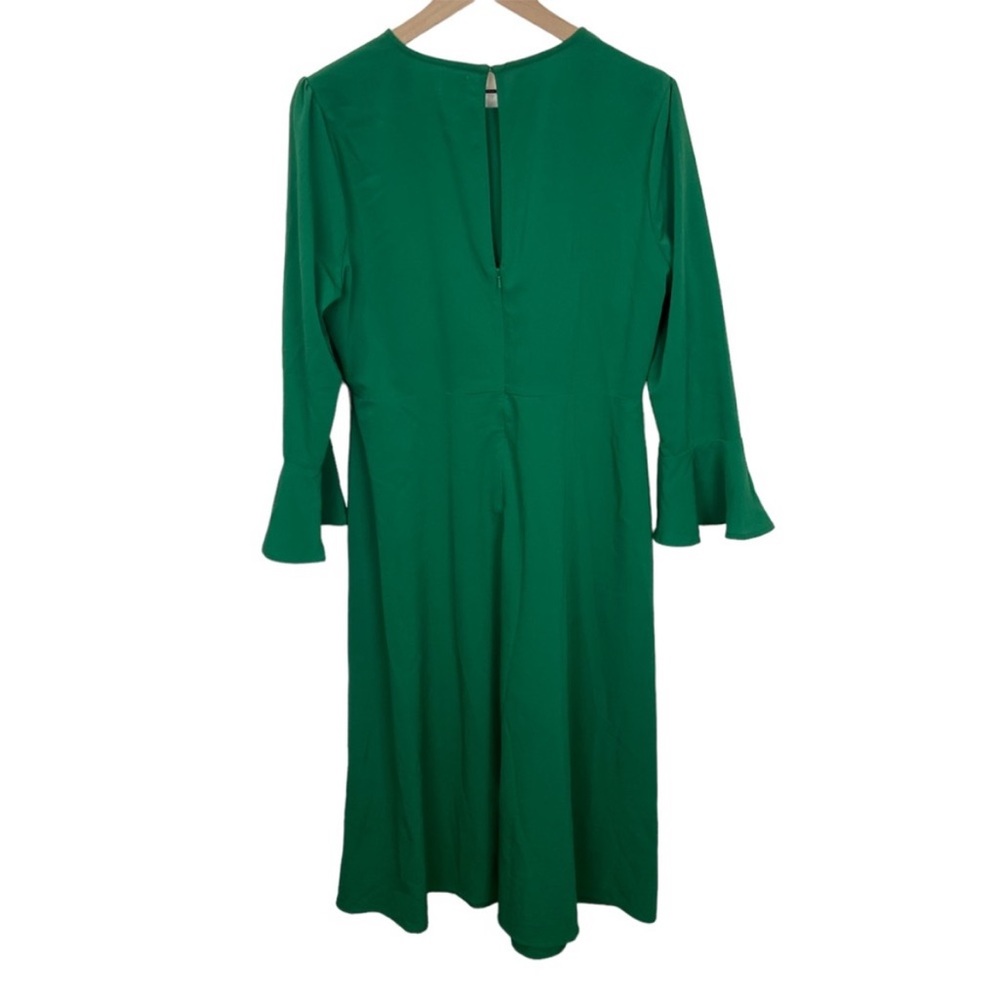 ASOS Long Sleeve Maxi Dress Green Size 12 - Picture 5 of 6